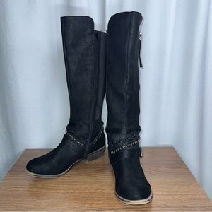 So Odetta Black Over-the-Knee Boots Women’s Size 10